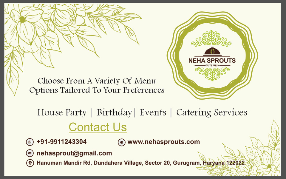 Cover photo of Neha Sprout Caterers Gurgaon